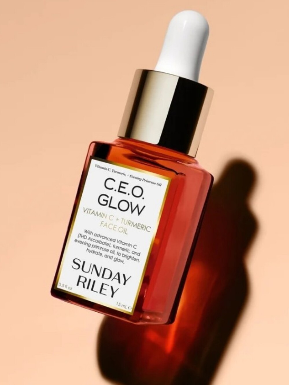 Sunday Riley C.E.O. Glow Vitamin C + Turmeric Face Oil 15 ML NWT Sealed